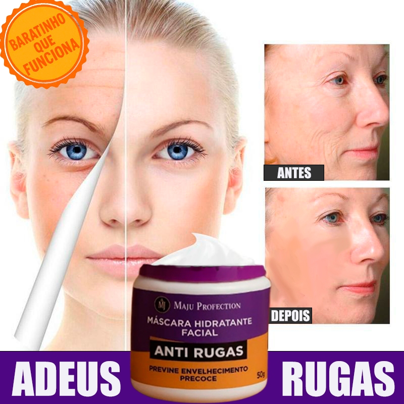 Hidratante Facial Anti Idade- Anti Rugas + Hidratação