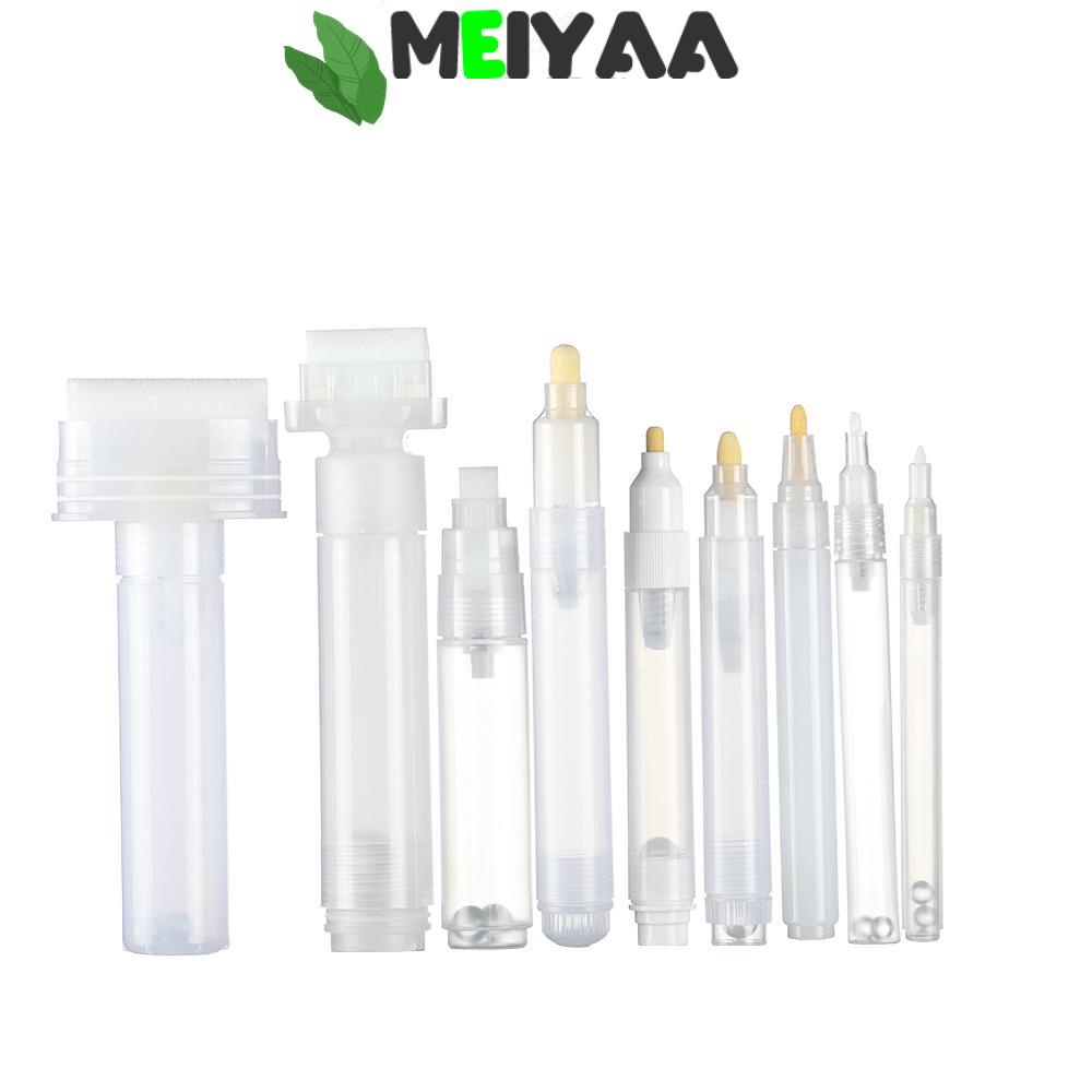MEIYAA Caneta De Tinta Transparente De Plástico Vazia