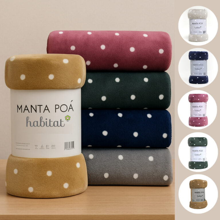 Cobertor de Microfibra Manta Casal Antialérgico E