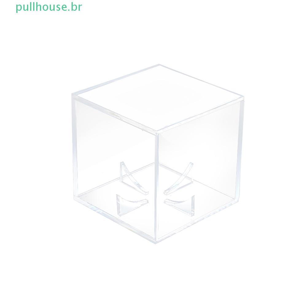 PULLHOUSE Caixa De Beisebol Souvenir Bola De Golfe Acrílico Tênis Transparente De 9 Polegadas