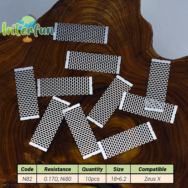 [InterfunB] 5/10pcs 6 Modelos Bobina Heag Estilo Malha Para Substituição De Acessório De Pré-Constru