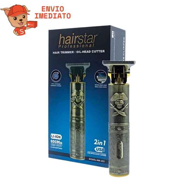 Máquina De Acabamento Trimmer Cabelo Barba Bivolt