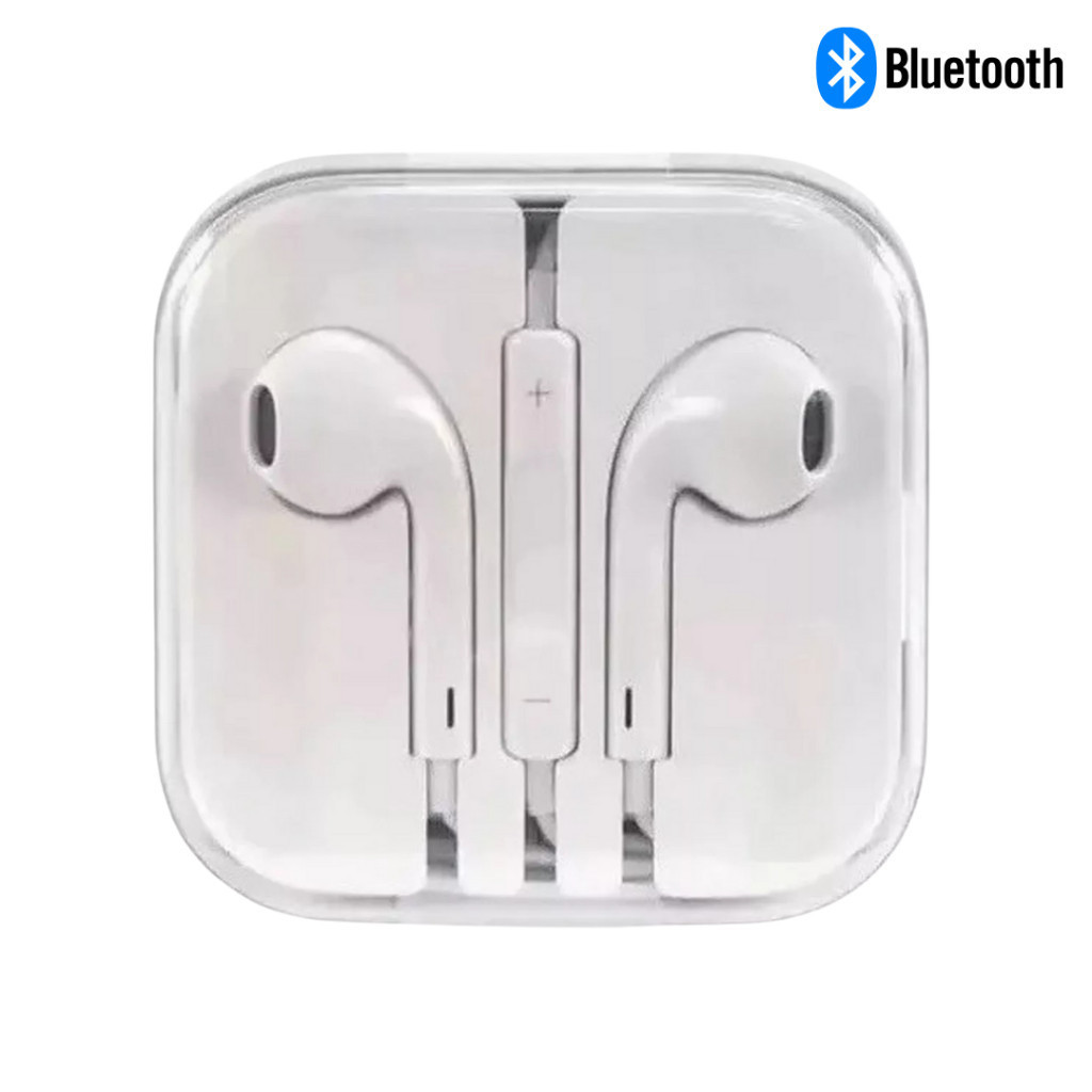 Fone de Ouvido Com Fio Microfone Controle de Chamadas Entrada P2