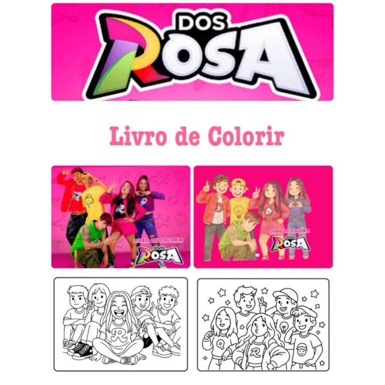 Livro De Colorir Emily Vick / Dos Rosa Capa Dura, 