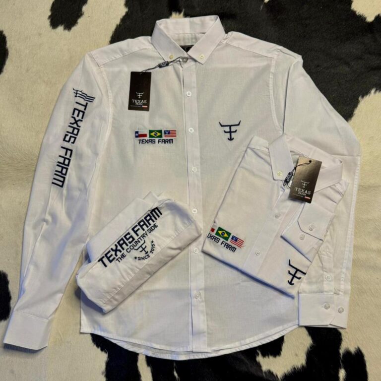 Camisa Texas Farm Ariat Masculina Cowboy Rodeio Ma