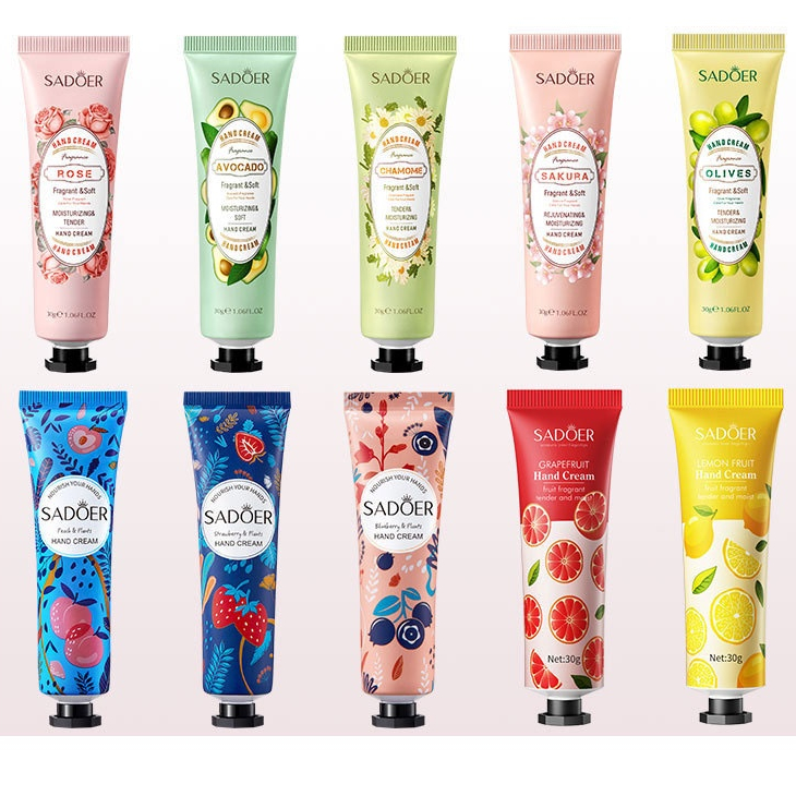 SADOER Creme De MãOs Hidratante Sabor Frutado Bel