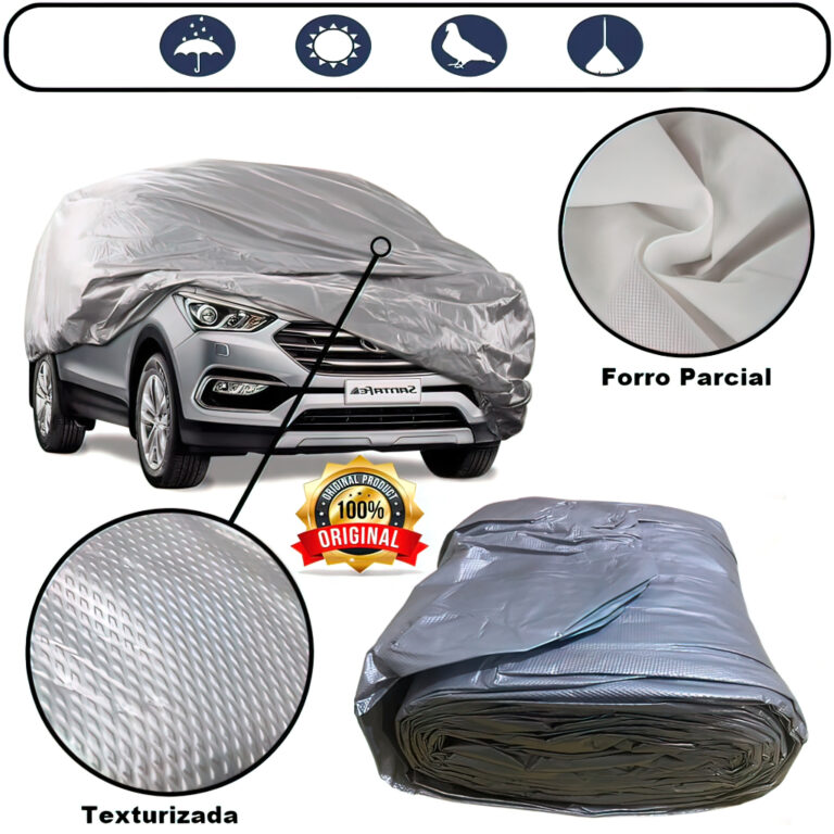 Capa Para Cobrir Carro Forrada 100% Impermeável P