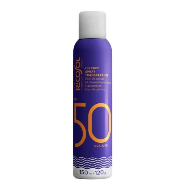 Protetor Solar Spray Ricosol Transparente FPS 50 1