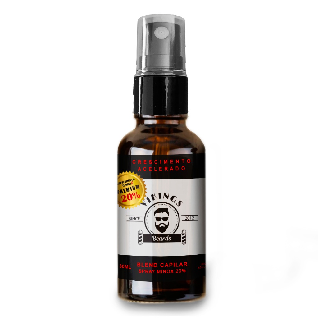Spray Crescimento Turbo Ed Premium 20% – Barba Cabelo e Sobrancelhas 30ml