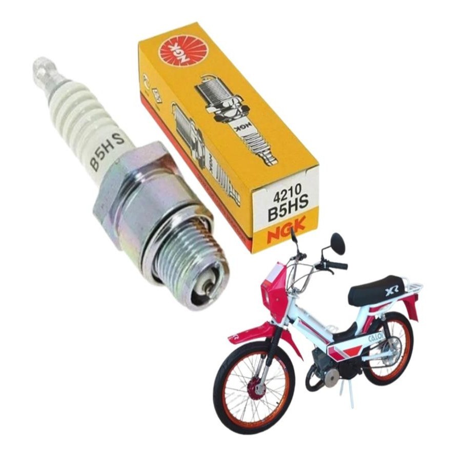 Vela Ignicao Bicicleta Motorizada 49cc 80cc Caloi Monark WMX Motoneta Original Ngk