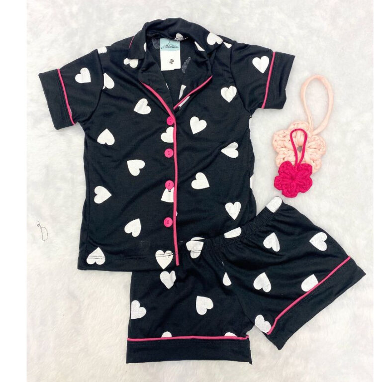 Pijama Infantil De Menina Americano Criança Blusa