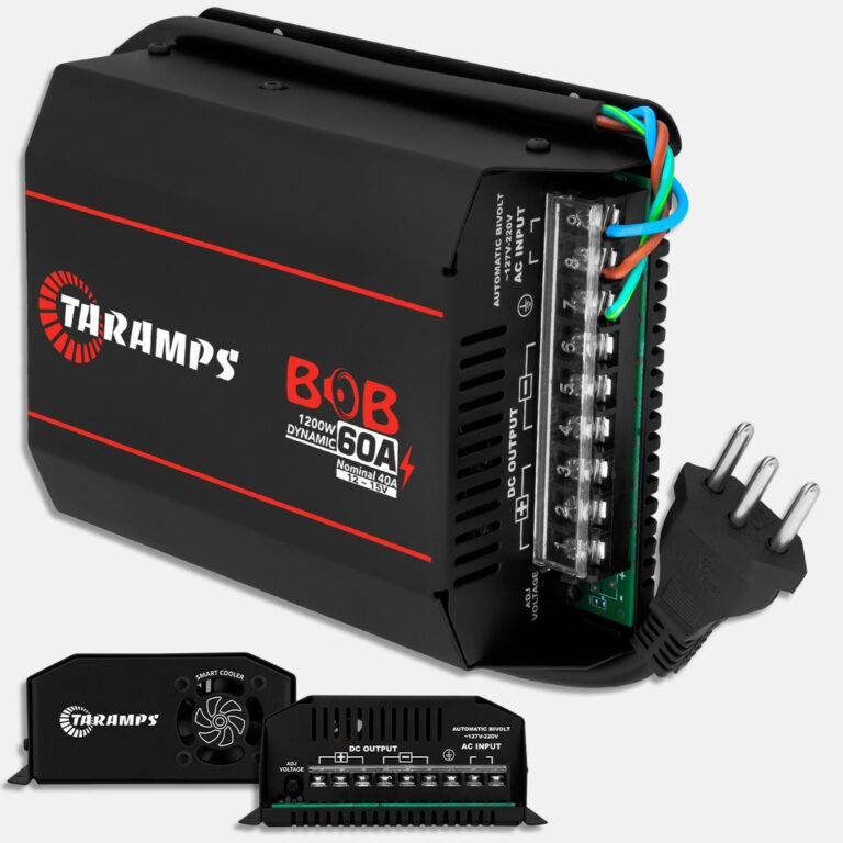 Fonte Bob 60 A Taramps Carregador Bateria Bivolt A