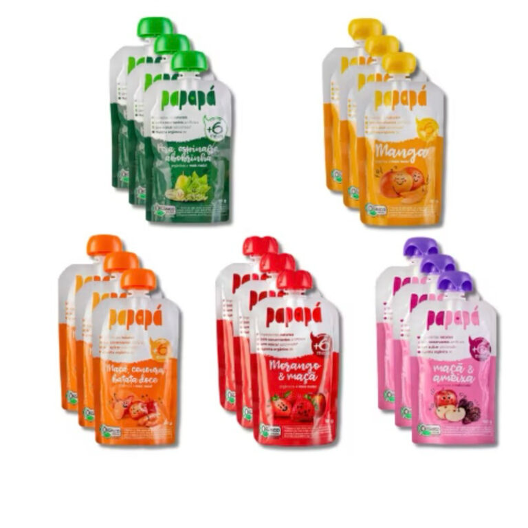 Papinha Orgânica Papapá 100/120g – Sabores