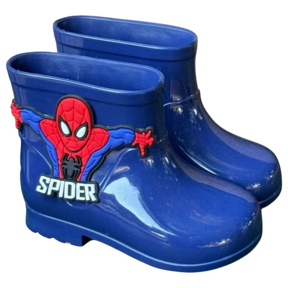 Bota Infantil Menino Galocha de Borracha Masculina Criança Leve Confortável Promoção