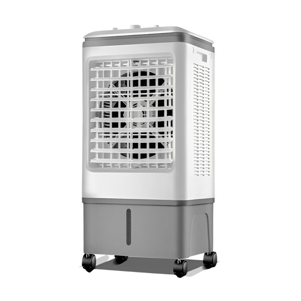 CLIMATIZADOR E UMIDIFICADOR DE AR PORTÁTIL 4 FUNÇÕES ZELLOX ZLX-20 LITROS 80W CINZA 110V