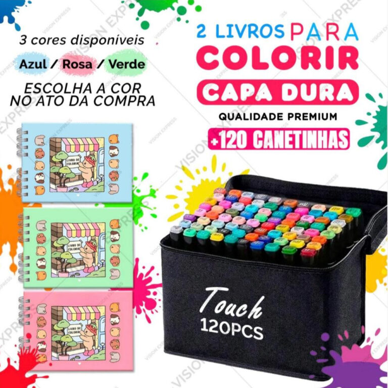 Livro De Colorir Boogie Goods Capa Dura 55 Desenho