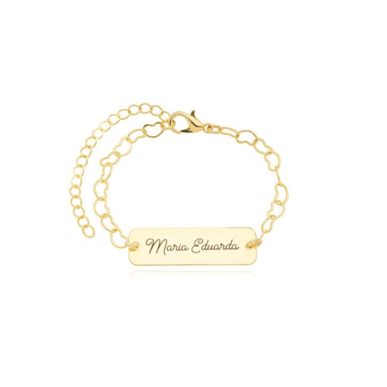 [ SEMI JOIA ] Pulseira Infantil Feminina Personali