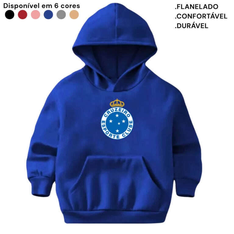 Moletom Infantil Flanelado Canguru Blusa Quentinha