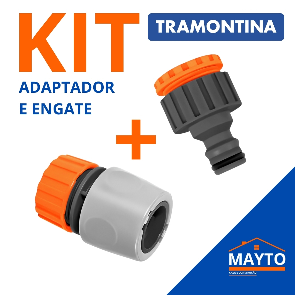Engate Rápido Macho Fêmea Tramontina 1/2-3/4 Adaptador Mangueira Conector Duplo Triplo 1/2 Esguicho