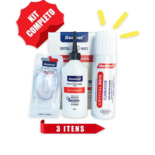 KIT COMPLETO COM ENXAGUANTE BUCAL