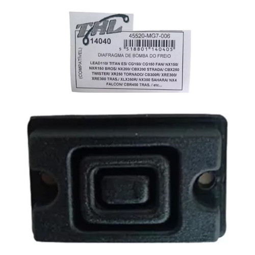 Diafragma Burrinho Freio Cilindro Mestre Twister T