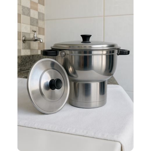 Cuscuzeira Tradicional Panela Nordestina  – 