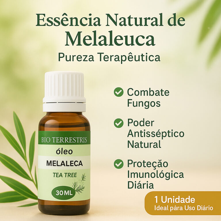 Óleo Melaleuca Tea Tree + Pipeta Dosadora (2 peç