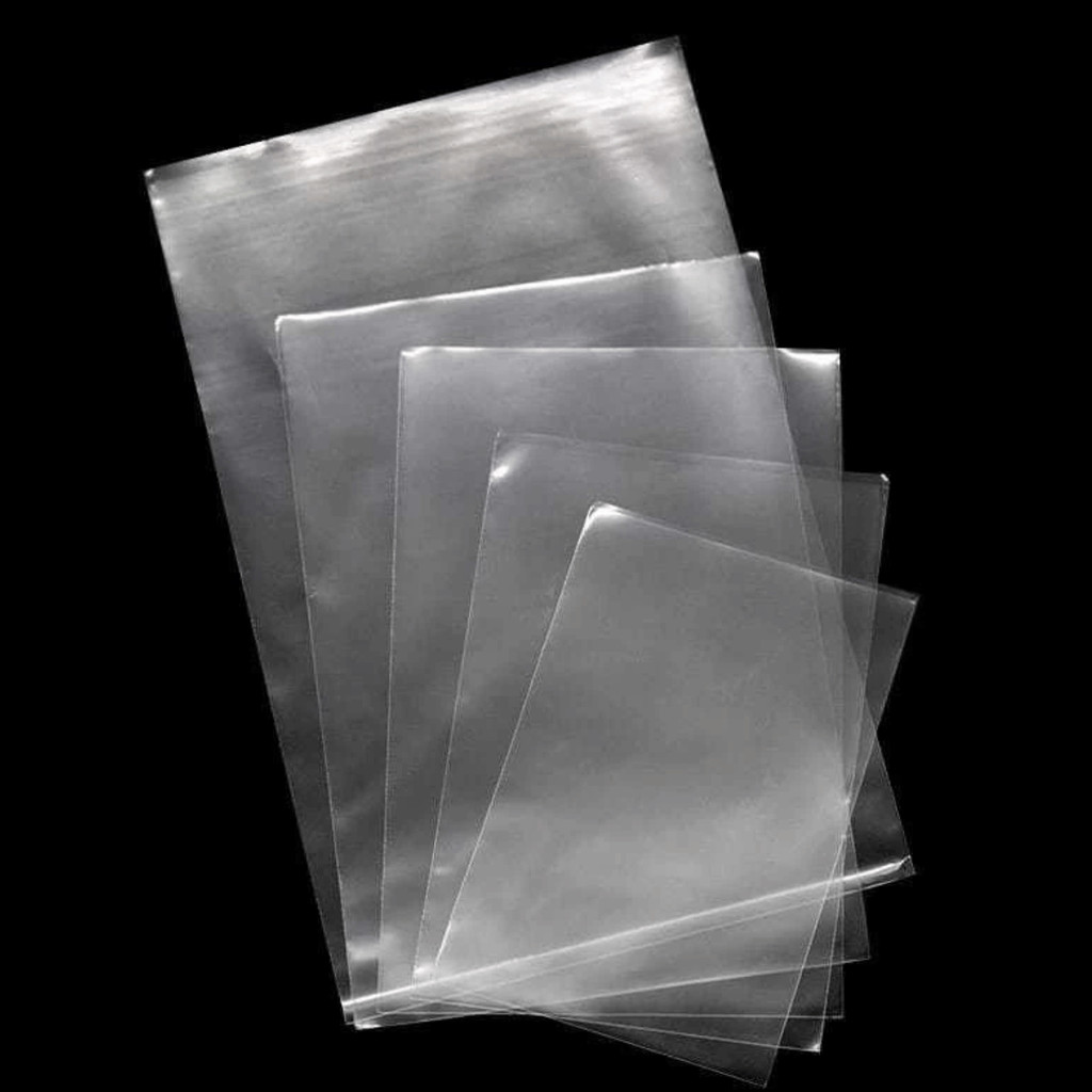 kit 50 Unidades Saco Transparente polipropileno pp Incolor para presentes cestas e lembrancinhas