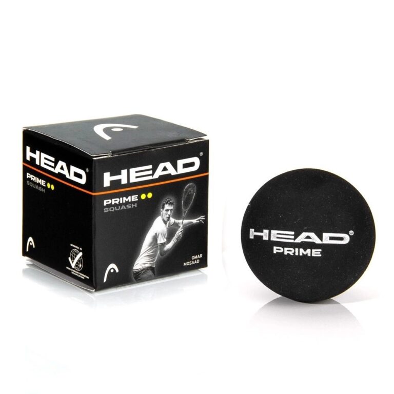 Bola de Squash Head Prime Preta – 1 Unidade