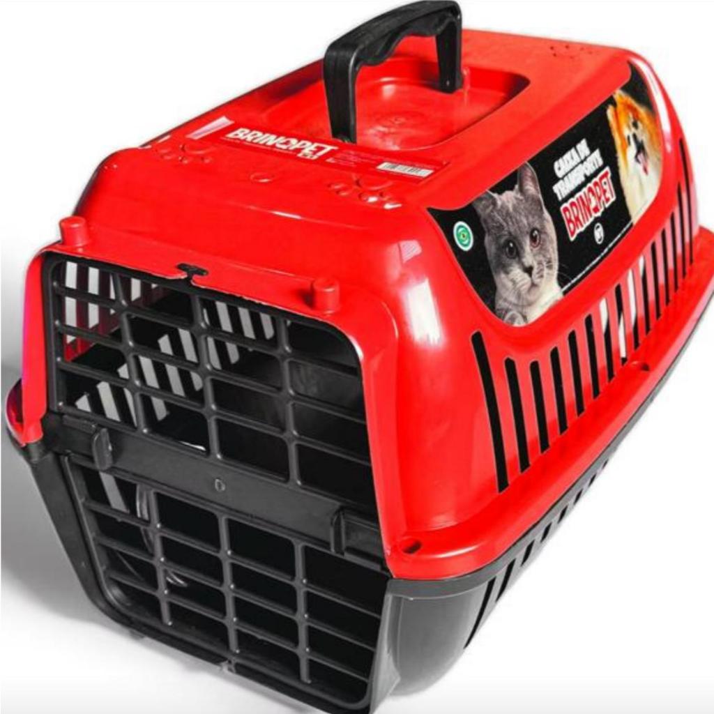 Caixa Transporte N 2 e 3  pet Seguro Animais Viagem Passeio Cães Gato Coelho