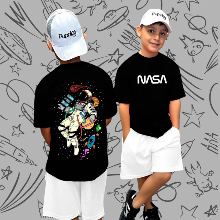 Camisa 30.1 Astronauta Planeta Nasa Especial Grand