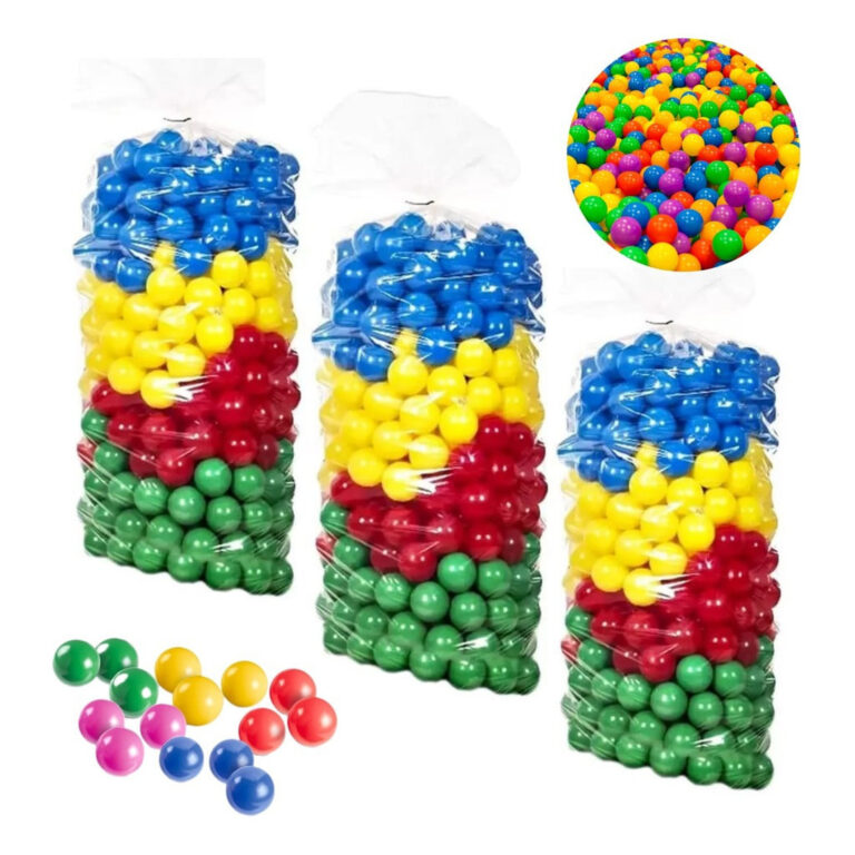 Kit 100 Bolinhas coloridas para piscina 70mm Alta 