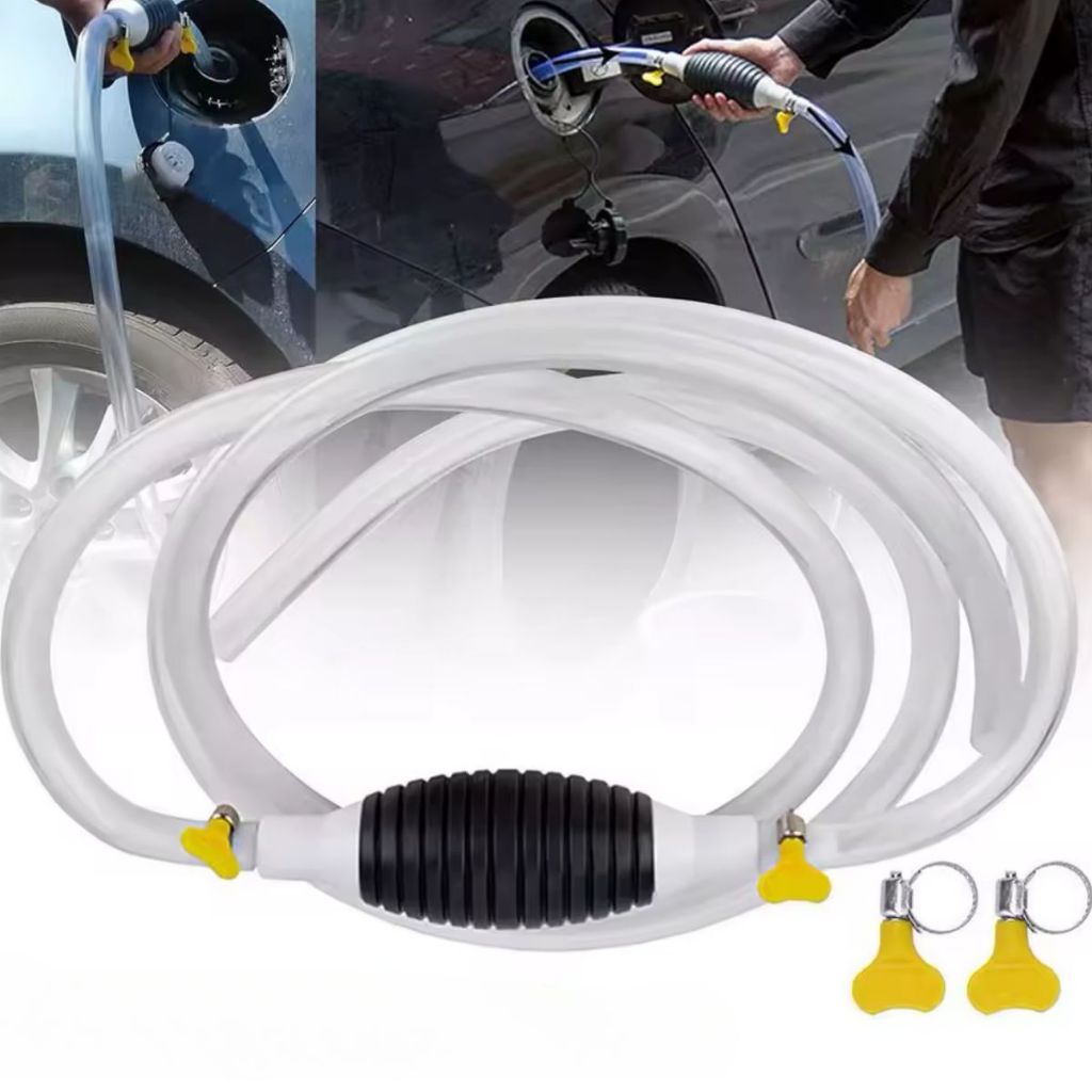 Bomba de Sucção Manual para Transferência Gasolina, Água, Óleo e Etanol – Fácil de Usar