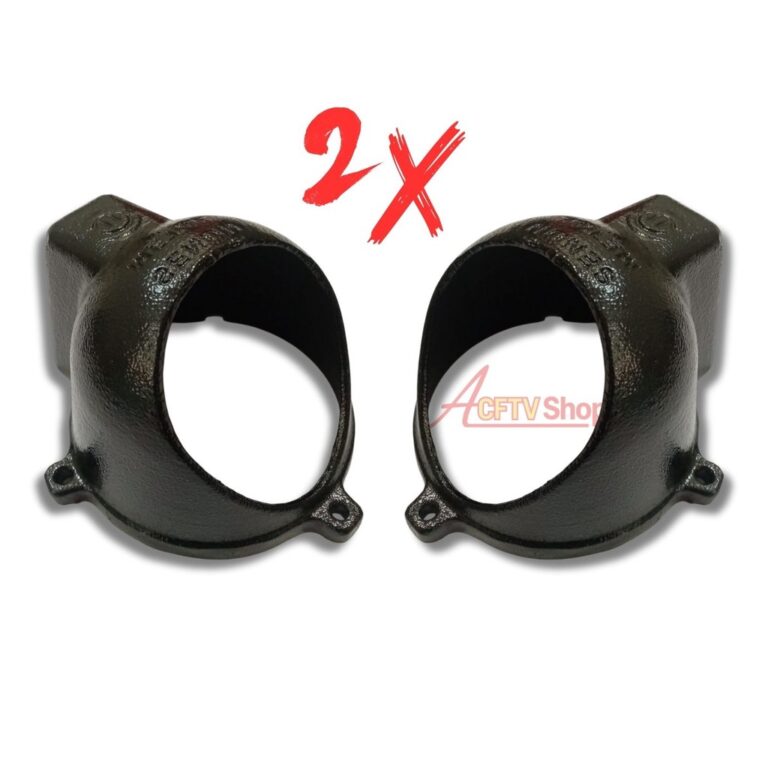 KIT 2 Protetores Câmera Dome Alumínio C/ Acoplam