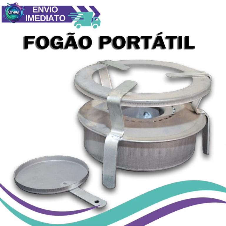 Fogão Fogareiro Portátil 1 Boca Espiriteira à �