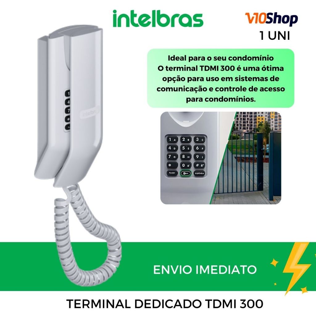 Interfone Terminal Dedicado Tdmi 300 Intelbras