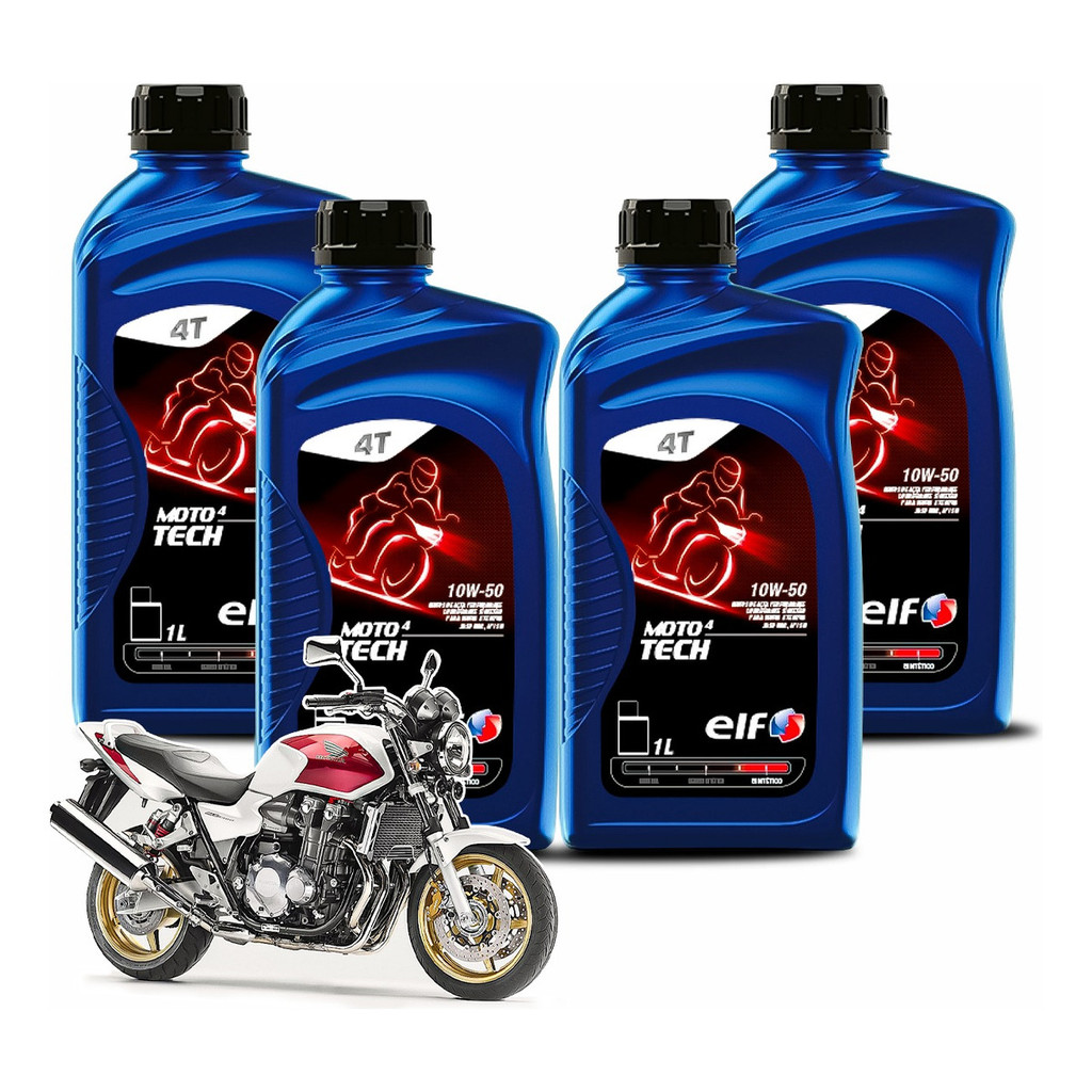 Troca de Óleo Honda CB1300SF Elf Sintético 10w-50 Tech