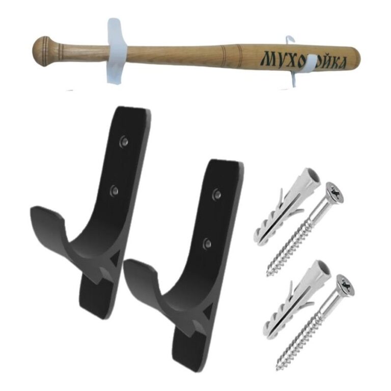 Suporte De Parede Para Taco E Bastoes De Baseball 