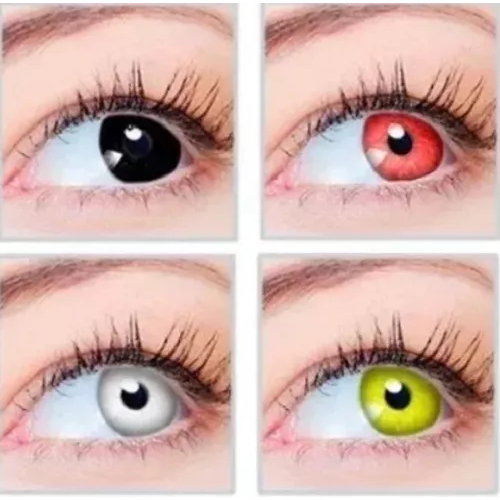 Lentes De Contato Colorida Fantasy Cosplay Hallowe
