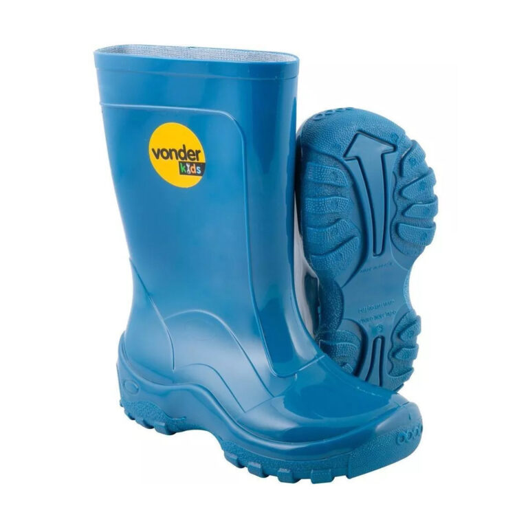 Bota Galocha Infantil PVC Menino Impermeável Chuv