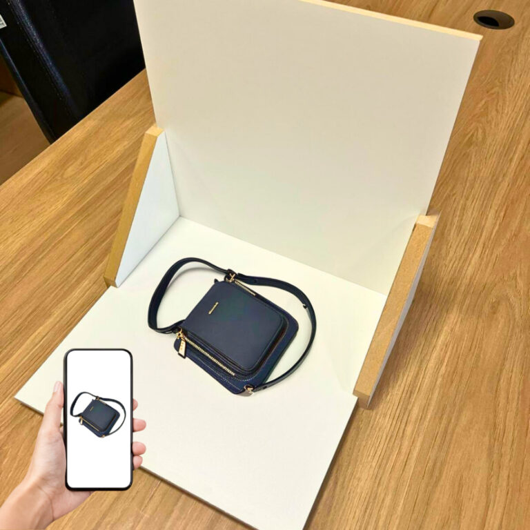 Kit Mini Estúdio Fotográfico Portátil Branco Pl