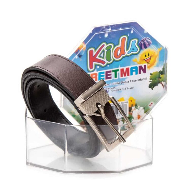 cinto masculino juvenil infantil duplaface social 