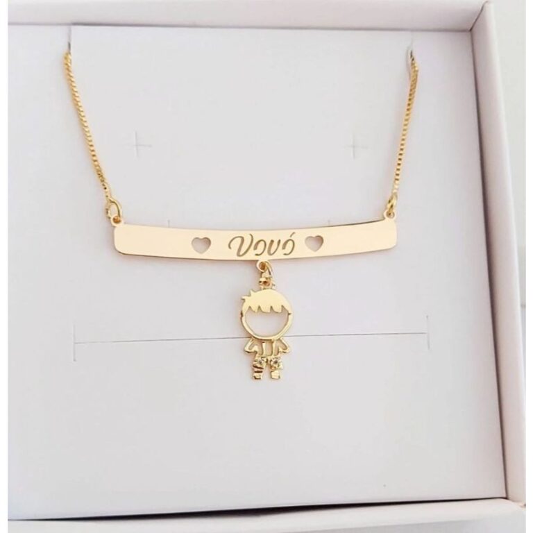 Colar de filhos filhas netos netas de 1 a 5 pingen