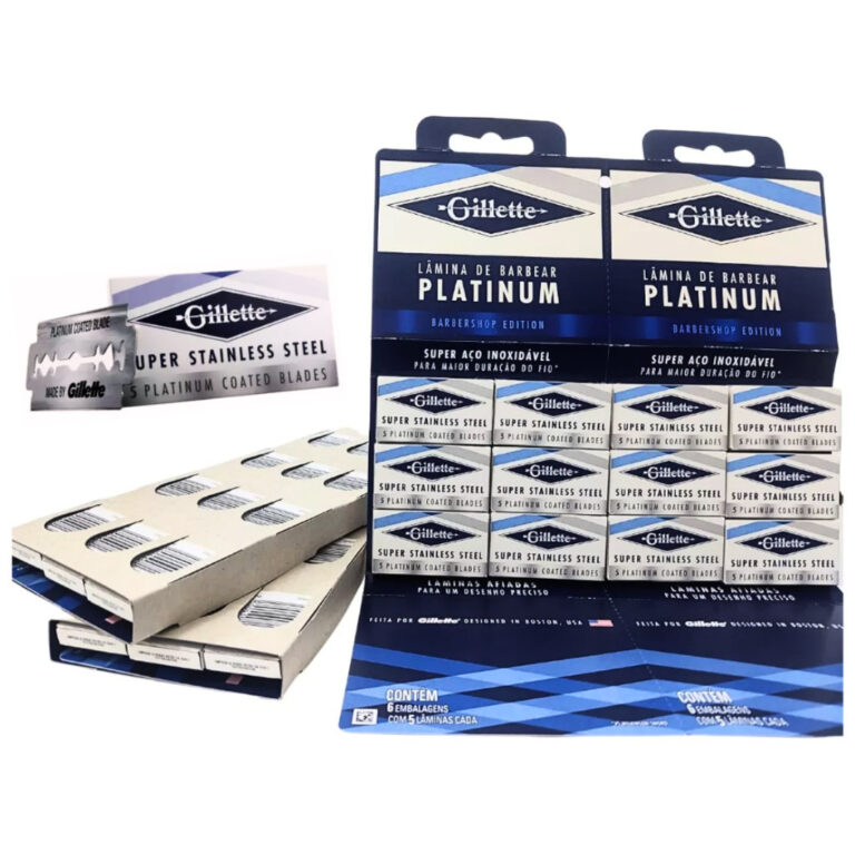 Cartela Lâmina De Barbear Gillette Platinum 100  