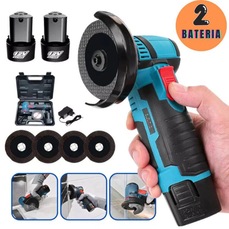 Esmerilhadeira Lixadeira Recarregável Portátil 7