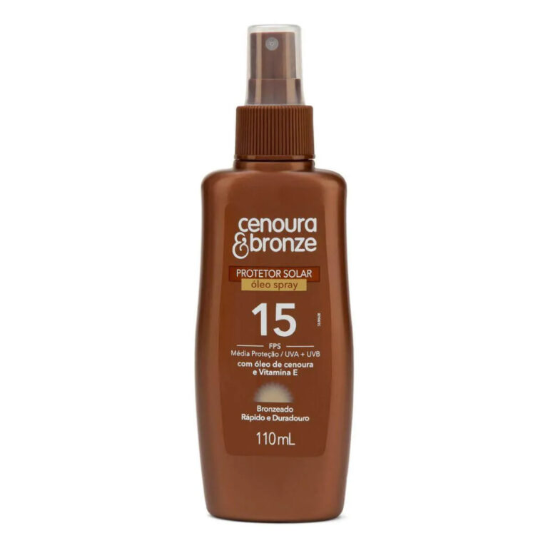 Protetor Solar Corporal Spray FPS 15 Cenoura E Bro