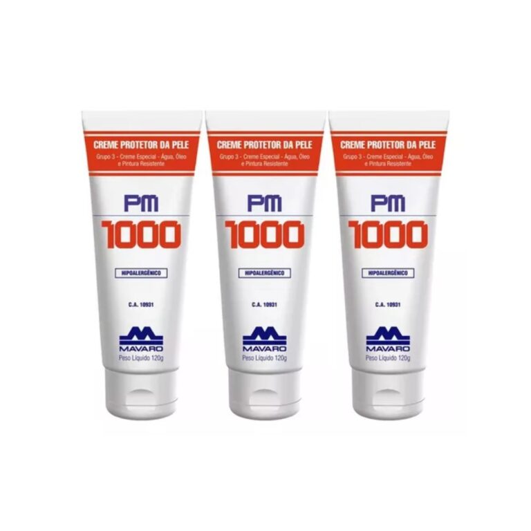 Kit 3 Creme Protetor Mavaro Pm 1000 Grupo 3 120G C