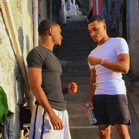 Camiseta Americana Canelada Masculina Justa Hip Ho