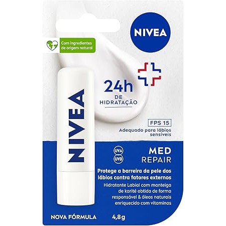 Protetor Labial Hidratante Nivea 4,8g Med Protect
