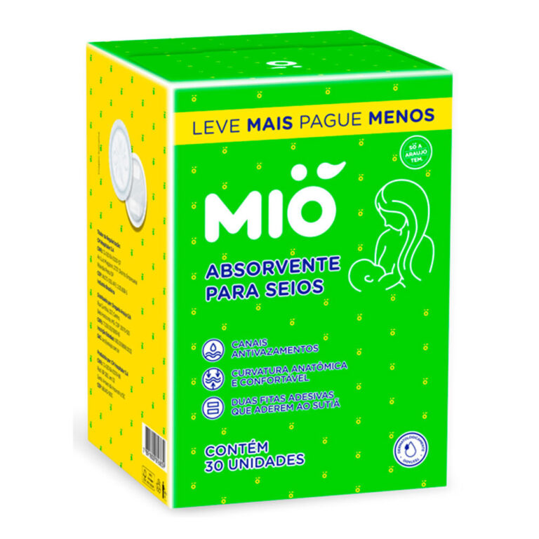 Absorvente Protetor para Seios Mió 30 Unidades Le